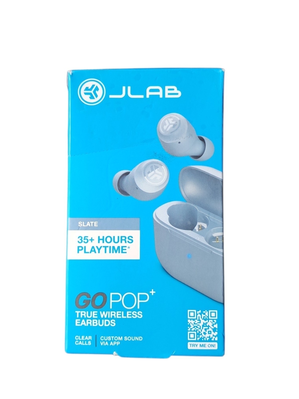 JLAB GO POP+ True Wireless Earbuds — Slate